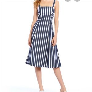 Gianni Bini Abby Square Neck Stripe Dress